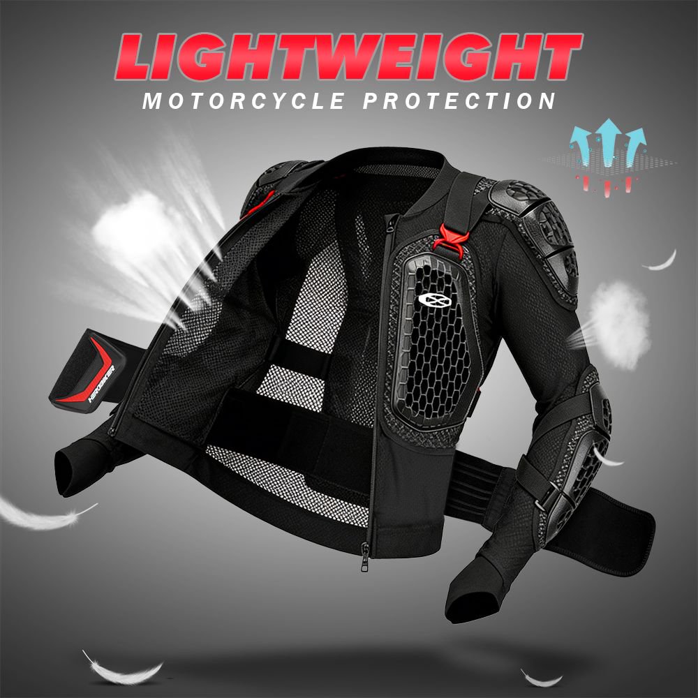 Motorcycle Gear For Men - Summer Breathable Motorcycle Jacket Full Body