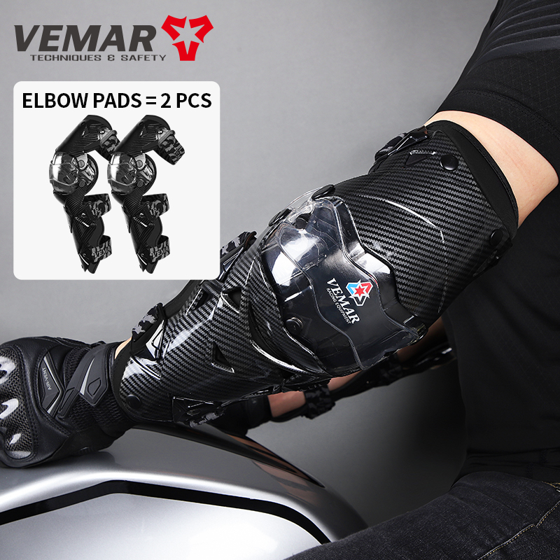 Motorcycle Gear For Men - VEMAR E-18H Motocross Elbow Protectors Motorcycle