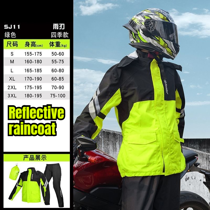 Motorcycle Rain Suit Split Typ - Motorcycle Gear Mens recension och pris