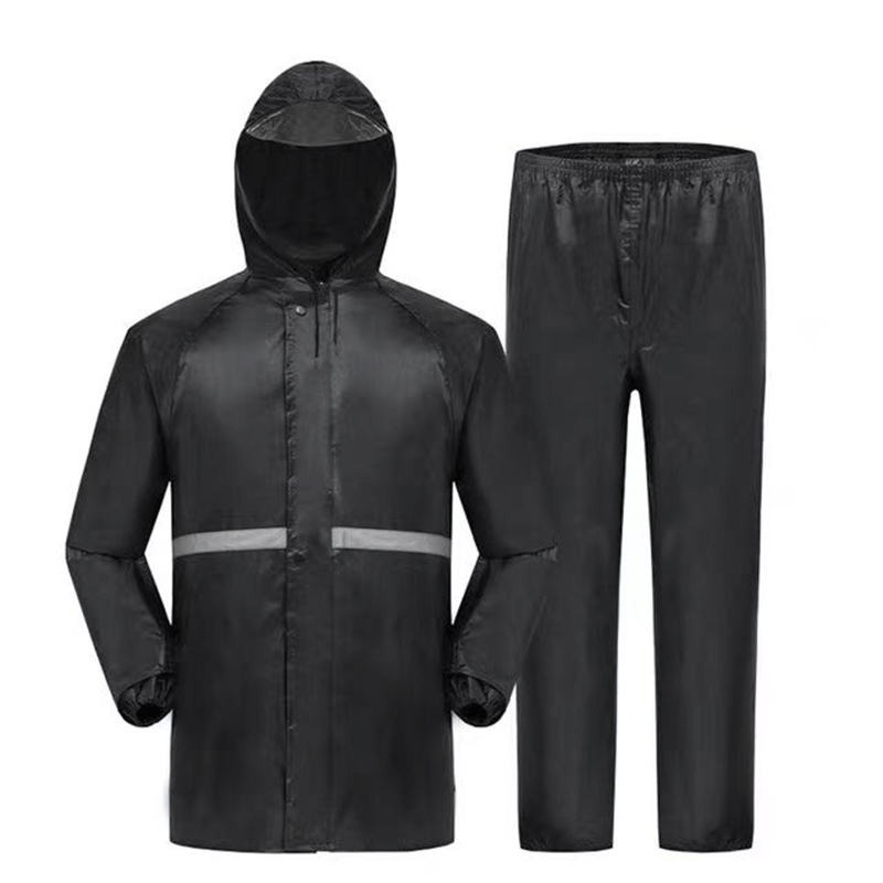 2pcs Hooded Coat & Pant Rain S - Motorcycle Gear For Men recension och pris