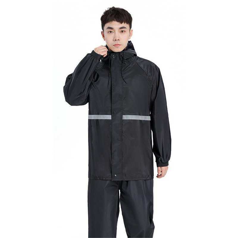 2pcs Hooded Coat & Pant Rain S - Motorcycle Gear For Men recension och pris