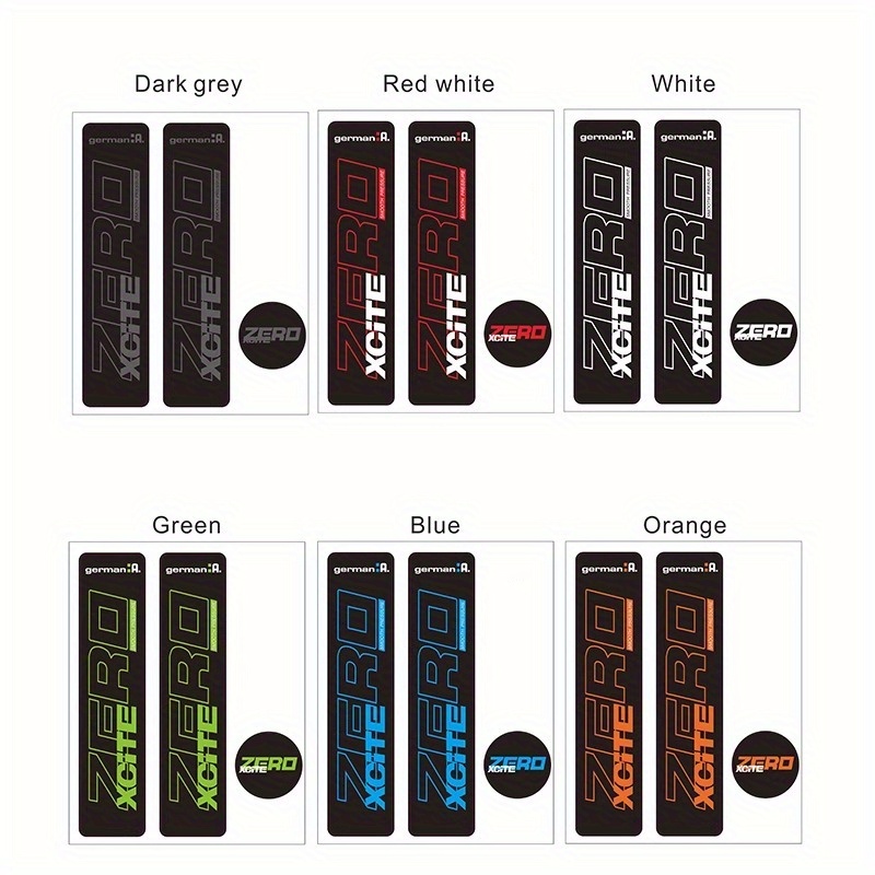 1Set ZERO XCITE Stickers, Wate - Zero Motorcycle Gear recension och pris