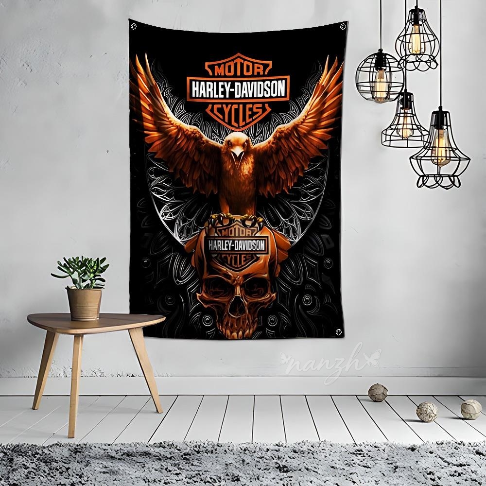 Motorcycles Logo Decorative Ar - Motorcycle Gear Harley Davidson recension och pris
