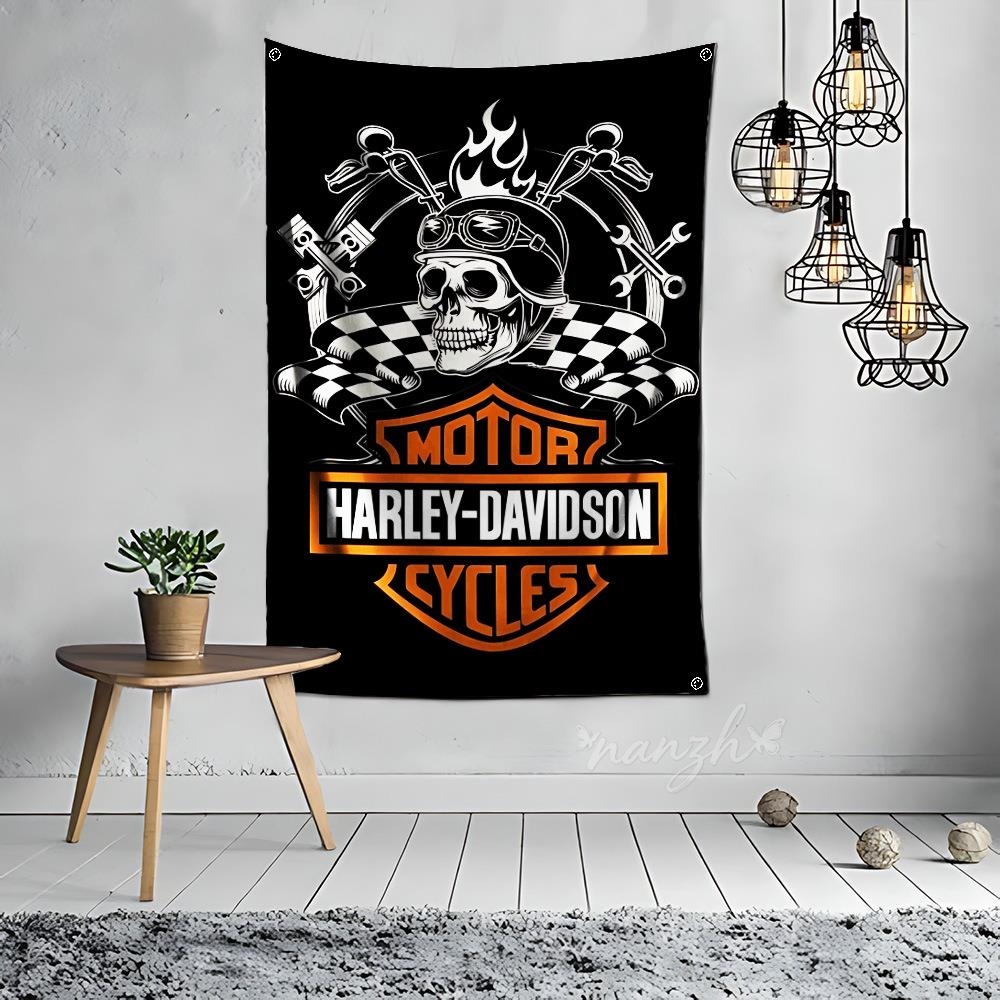 Motorcycles Logo Decorative Ar - Motorcycle Gear Harley Davidson recension och pris