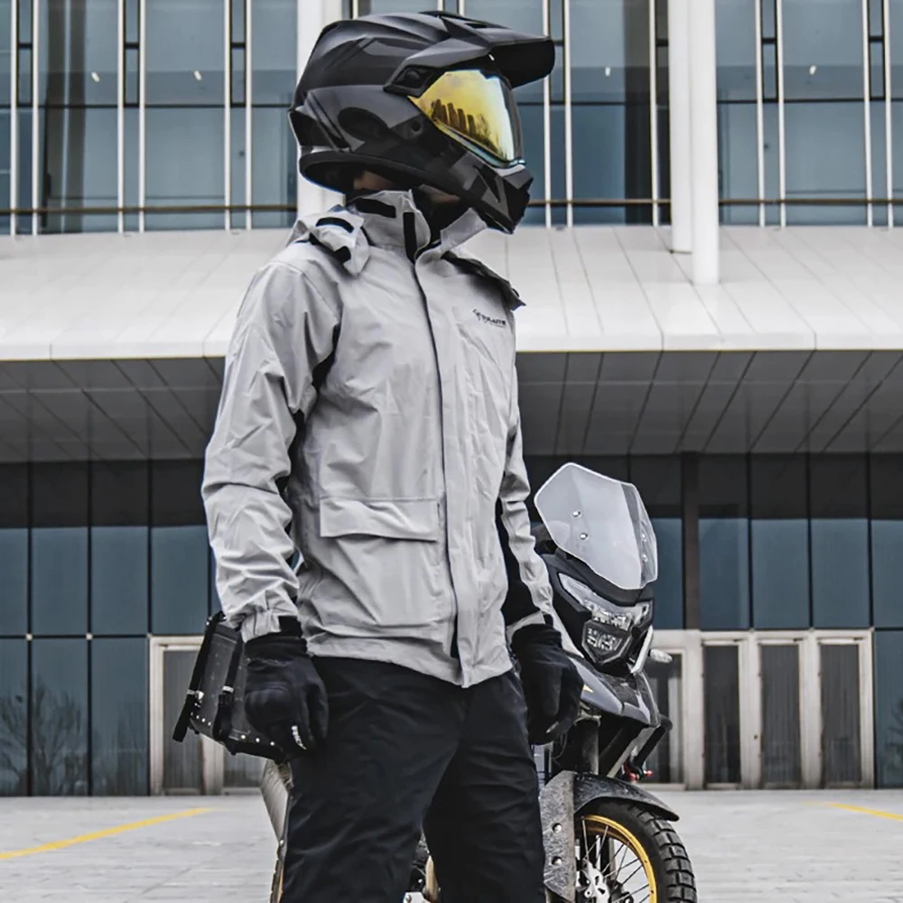 Motorcycle Raincoat Men Women  - Motorcycle Gear Mens recension och pris