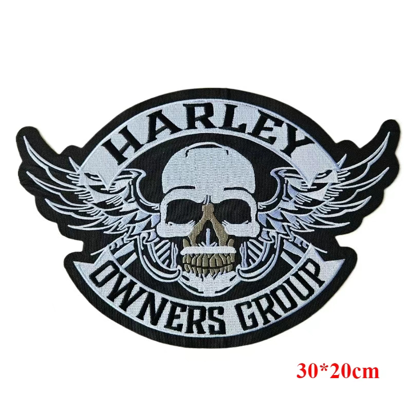 Leather Jacket Patch Label Bac - Motorcycle Gear Harley Davidson recension och pris