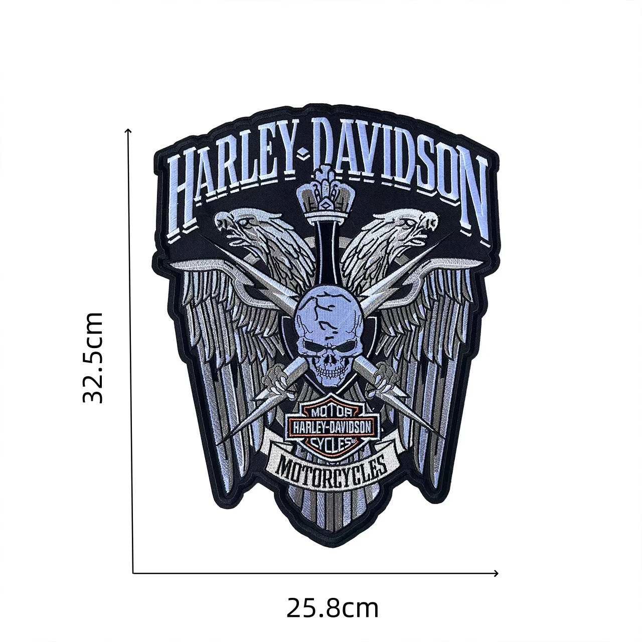 Leather Jacket Patch Label Bac - Motorcycle Gear Harley Davidson recension och pris