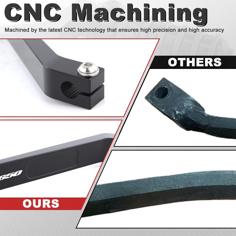 CNC Aluminum Shift Lever Motor - Motorcycle Gear Guide recension och pris