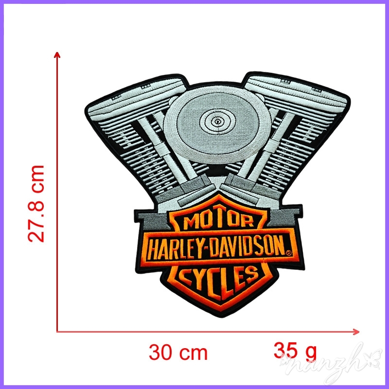 Decoration Velcro Patch Motorc - Motorcycle Gear Harley Davidson recension och pris